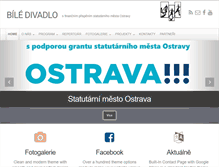 Tablet Screenshot of biledivadlo.cz